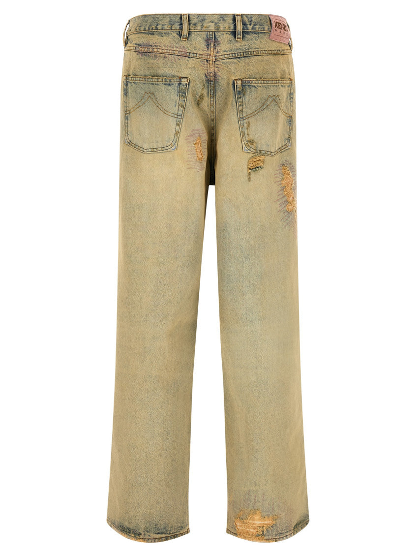 Yellow Kuroki Distressed Jeans 2