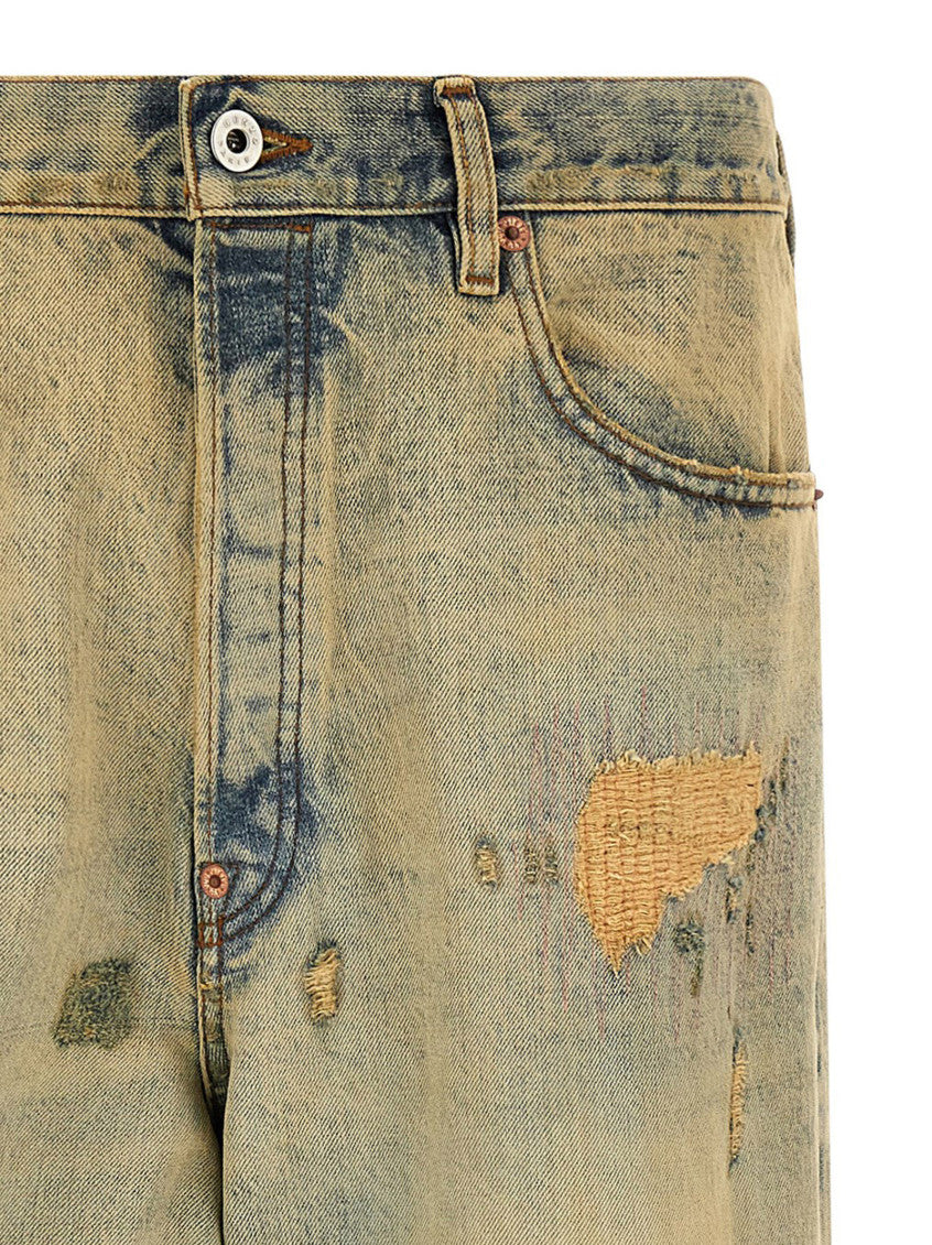 Yellow Kuroki Distressed Jeans 3