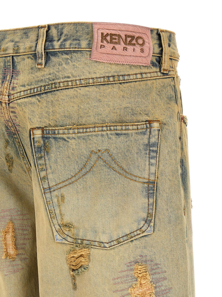 Yellow Kuroki Distressed Jeans 4
