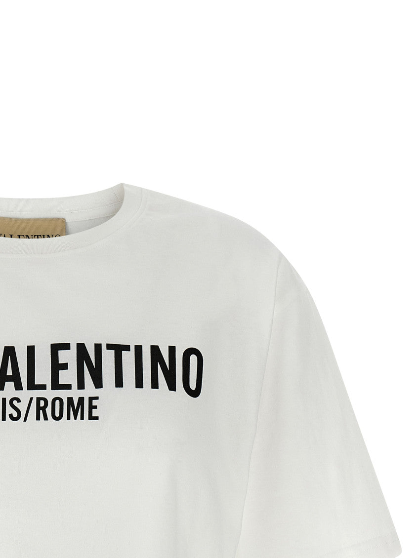 White Logo Cropped T-shirt 3