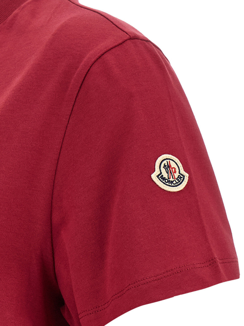 Red Logo Embroidery T-shirt 4