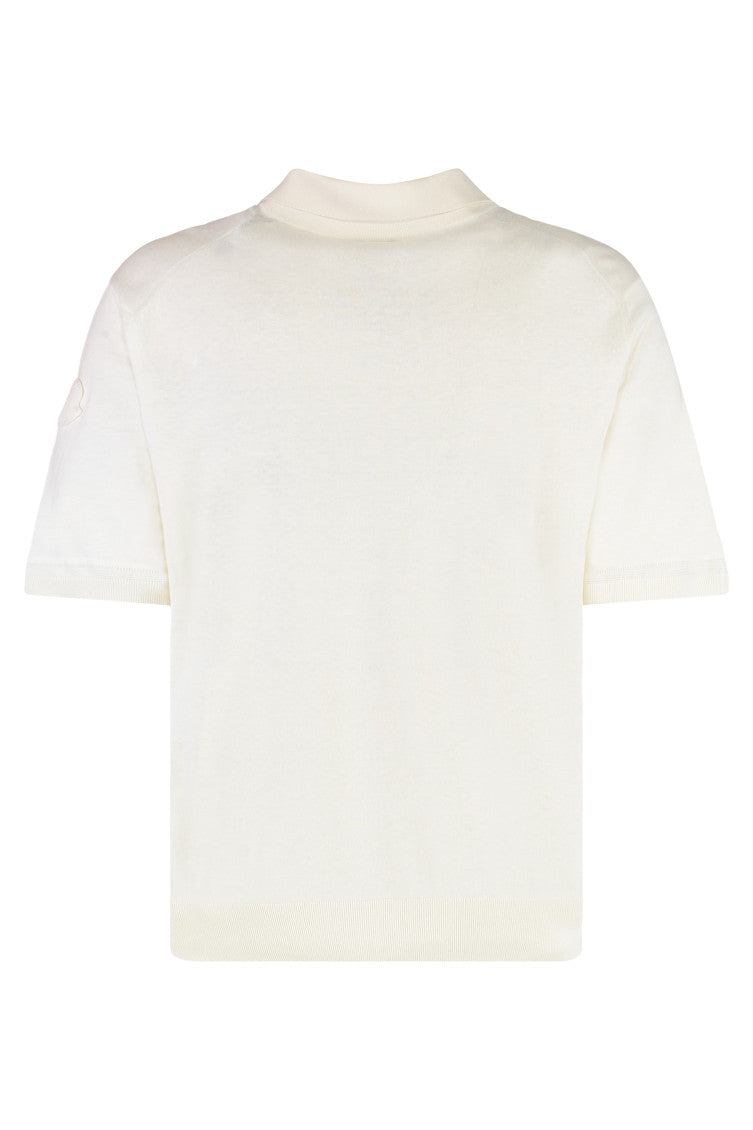 Off White Logo Patch Polo 2
