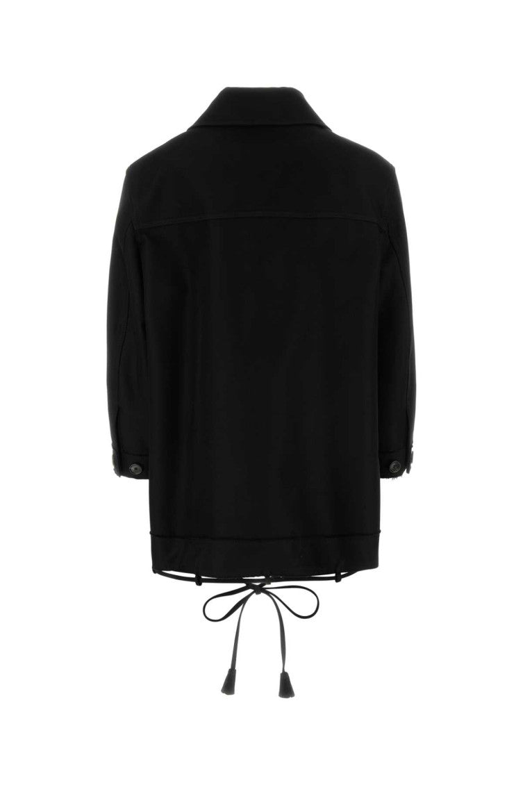 Black gabardine jacket  2