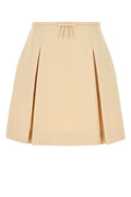 Cream crepe couture skirt 1