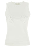 White Ribbed top 1
