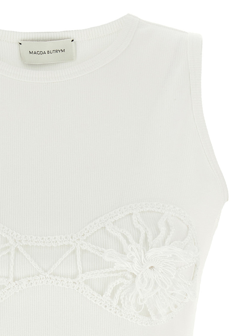 White Ribbed top 3