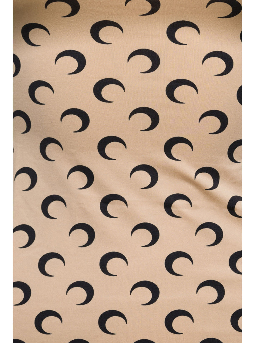 Beige 'Moon Printed Jersey' Top 3