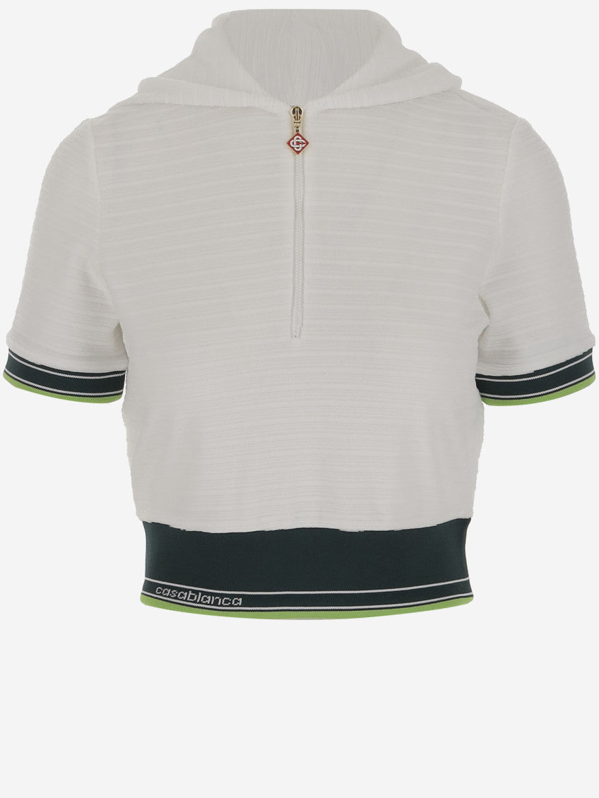 White Hippie Tennis Hoodie 1