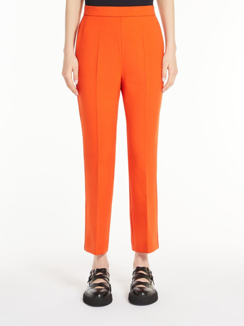 Orange Ankle-length Trousers 3