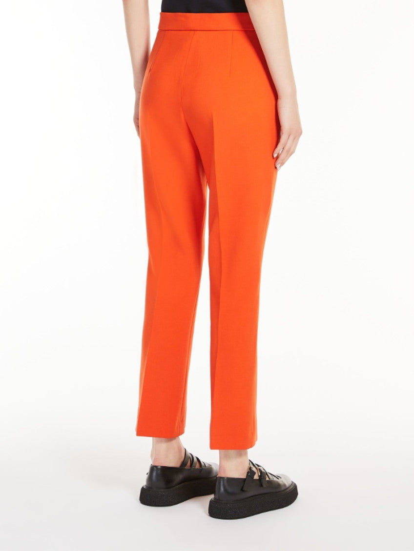 Orange Ankle-length Trousers 4