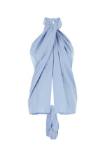 Light blue poplin top  1