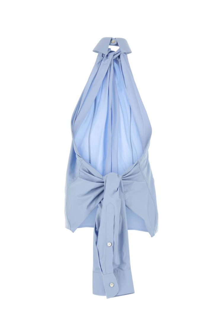Light blue poplin top  2