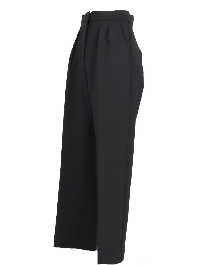 Black Slim-fit Stretch-wool Trousers 2