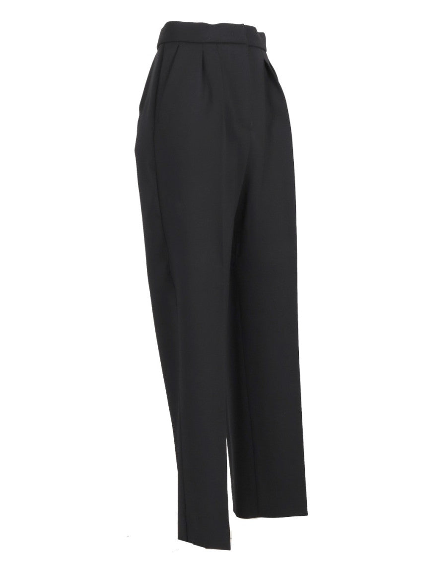 Black Slim-fit Stretch-wool Trousers 4