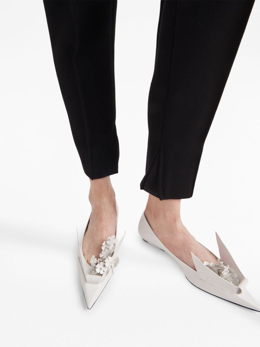 Black High-waist Skinny-cut Trousers 4