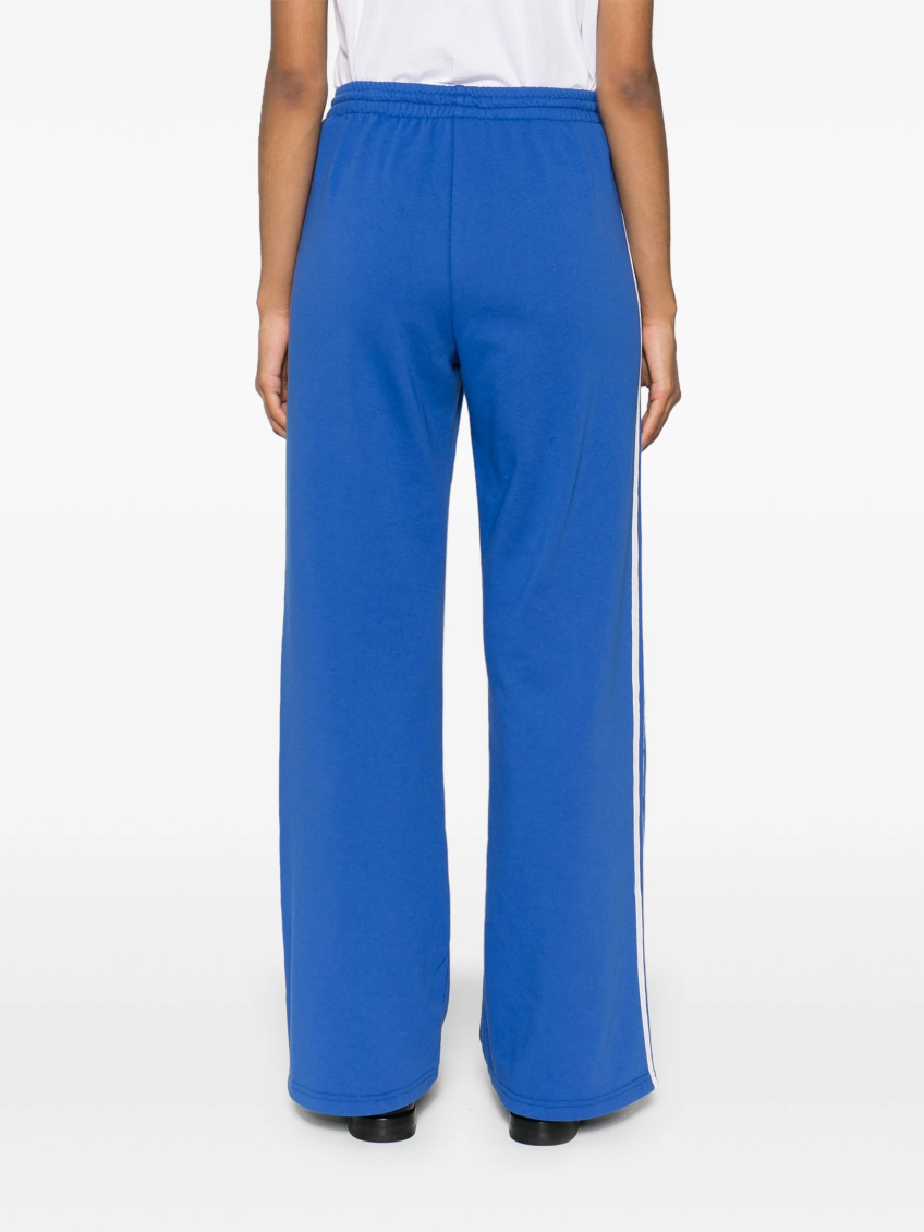 Royal Blue logo-embroidered straight trousers 4