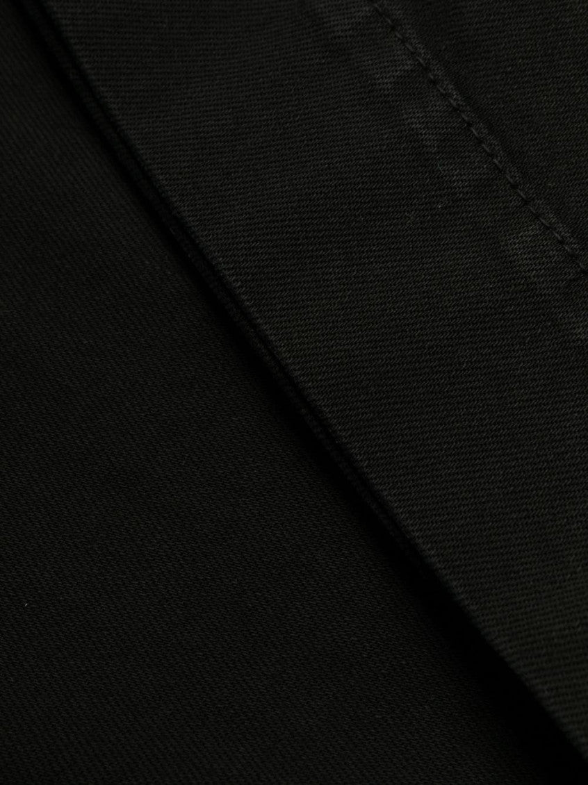 Black Low-rise Wide-leg Jeans 6