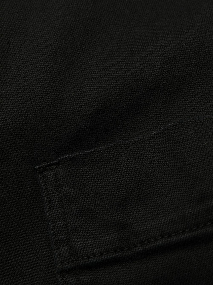 Black Low-rise Wide-leg Jeans 7