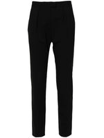 Black Nolena slim-cut trousers 1