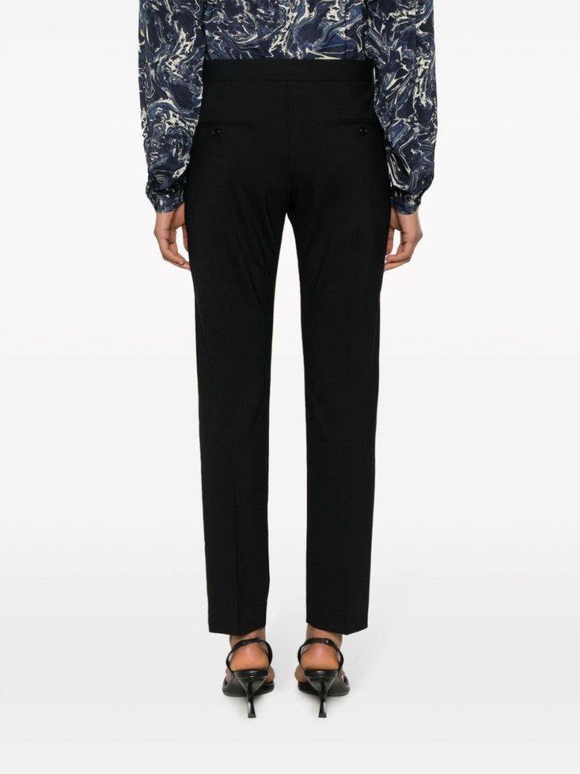 Black Nolena slim-cut trousers 4