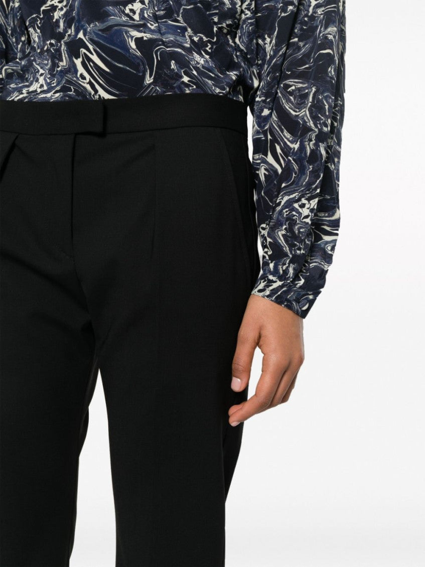 Black Nolena slim-cut trousers 5