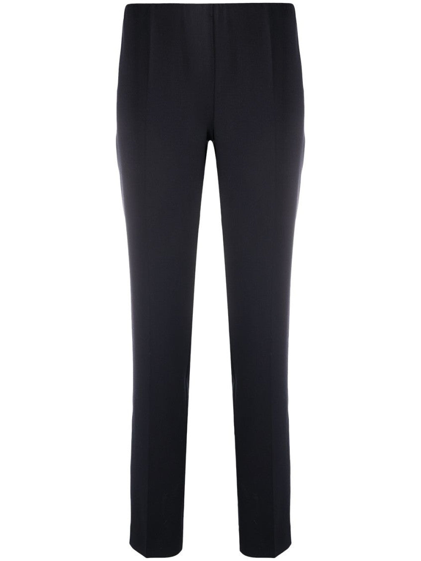 Navy Blue Tapered Leg Trousers 1