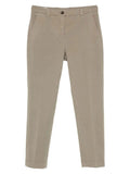 Green Straight Leg Cotton Trouser 1