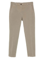 Green Straight Leg Cotton Trouser 1