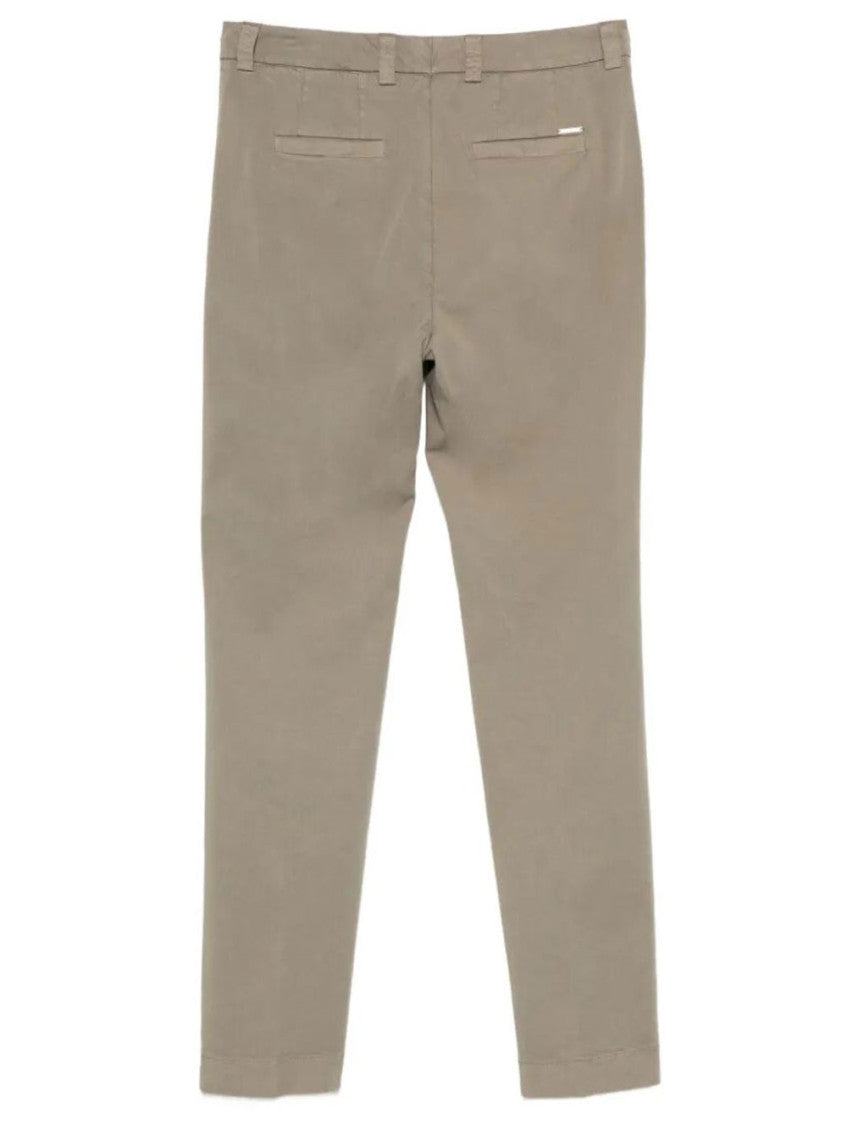 Green Straight Leg Cotton Trouser 2