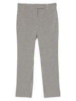 Black Check Straight Leg Trouser 1