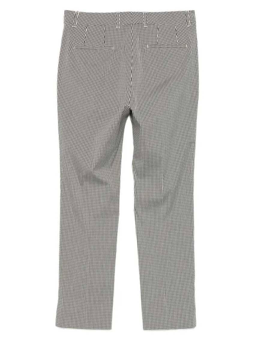 Black Check Straight Leg Trouser 2