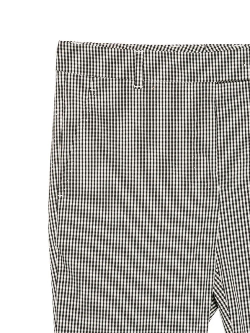 Black Check Straight Leg Trouser 3