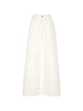 White Wide Leg Jeans 1