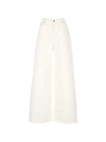 White Wide Leg Jeans 1