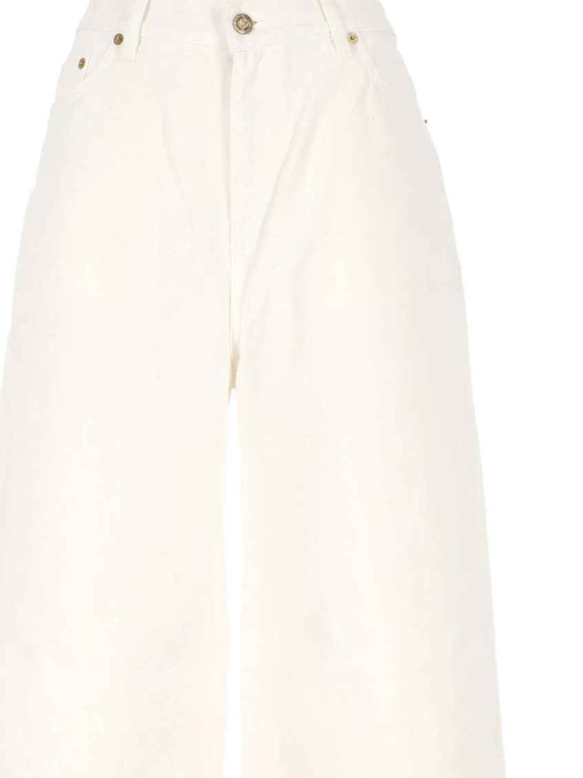 White Wide Leg Jeans 2