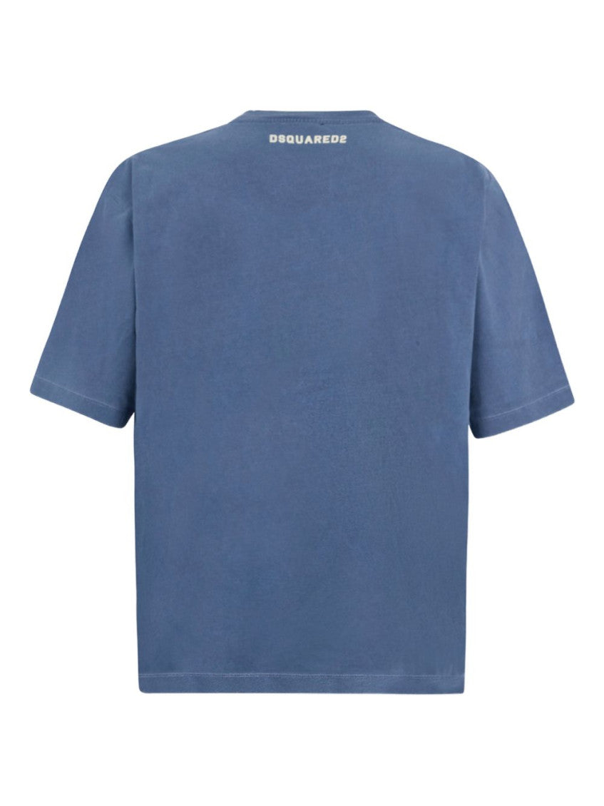 Blue Printed T-Shirt 2