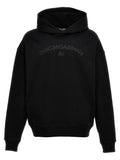 Black Logo Print Hoodie 1