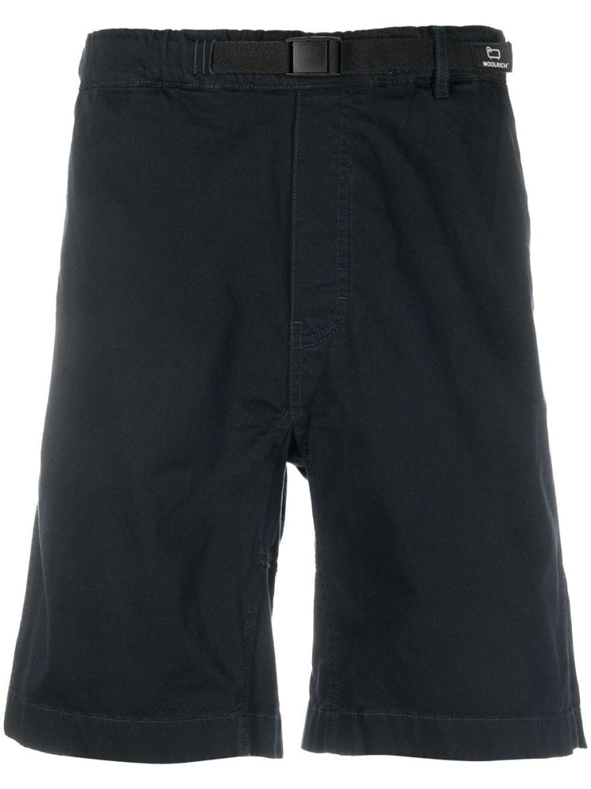 Navy Blue Waist-strap Shorts 1