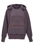 Purple logo Reverse Cotton Hoodie 1