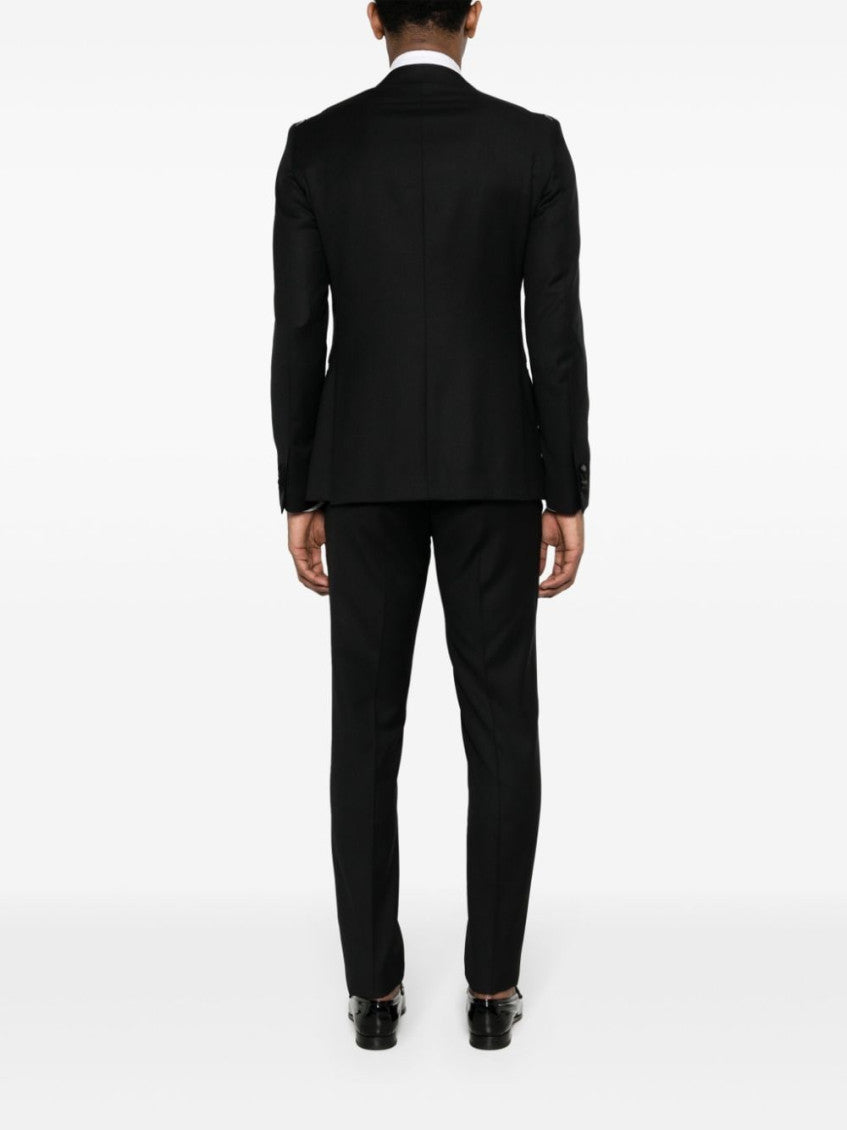 Black Dart Detail Suit 7