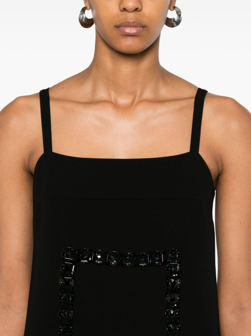 Black Aversa Mini Dress 2
