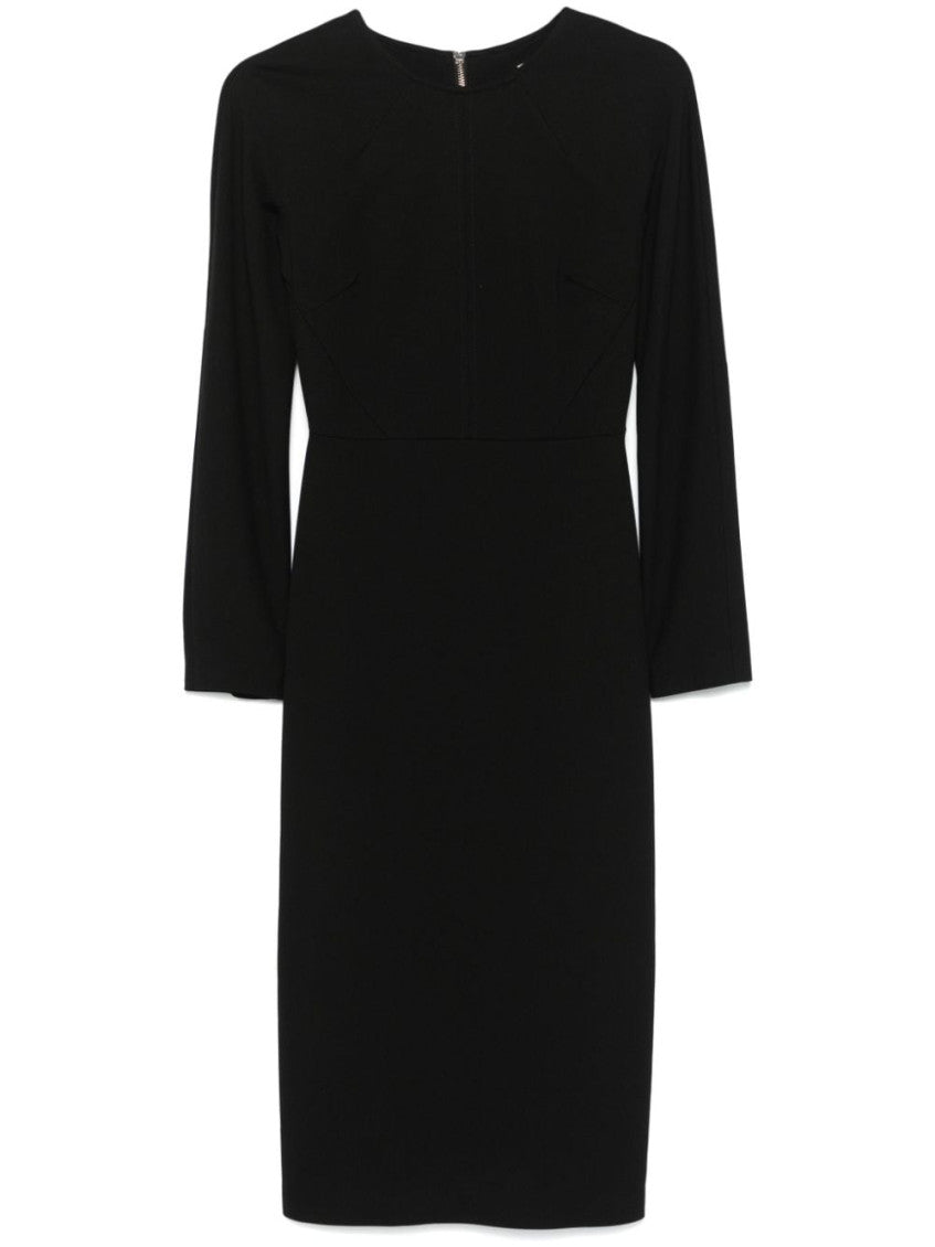 Black Nina midi dress 1