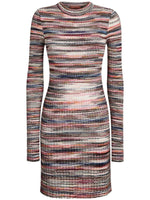 Multicolor Striped Short Dress 1