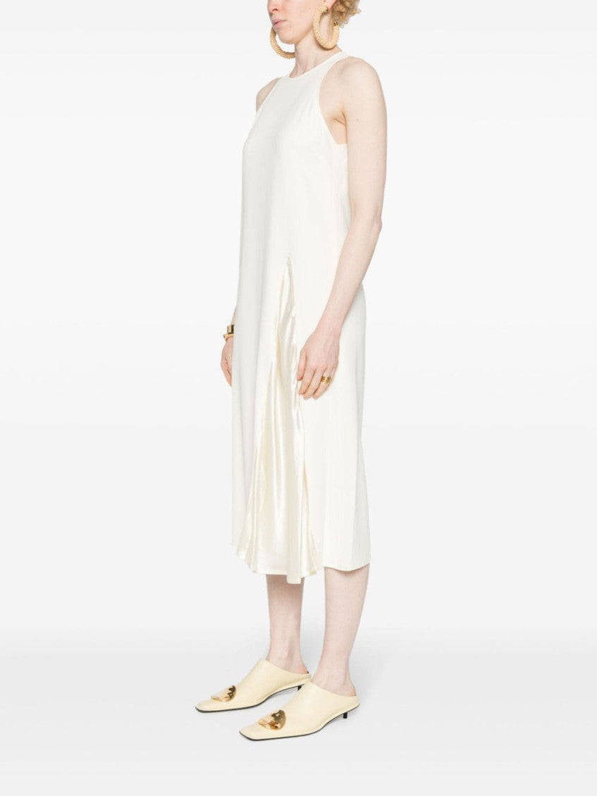 White Sleeveless Midi Dress 4