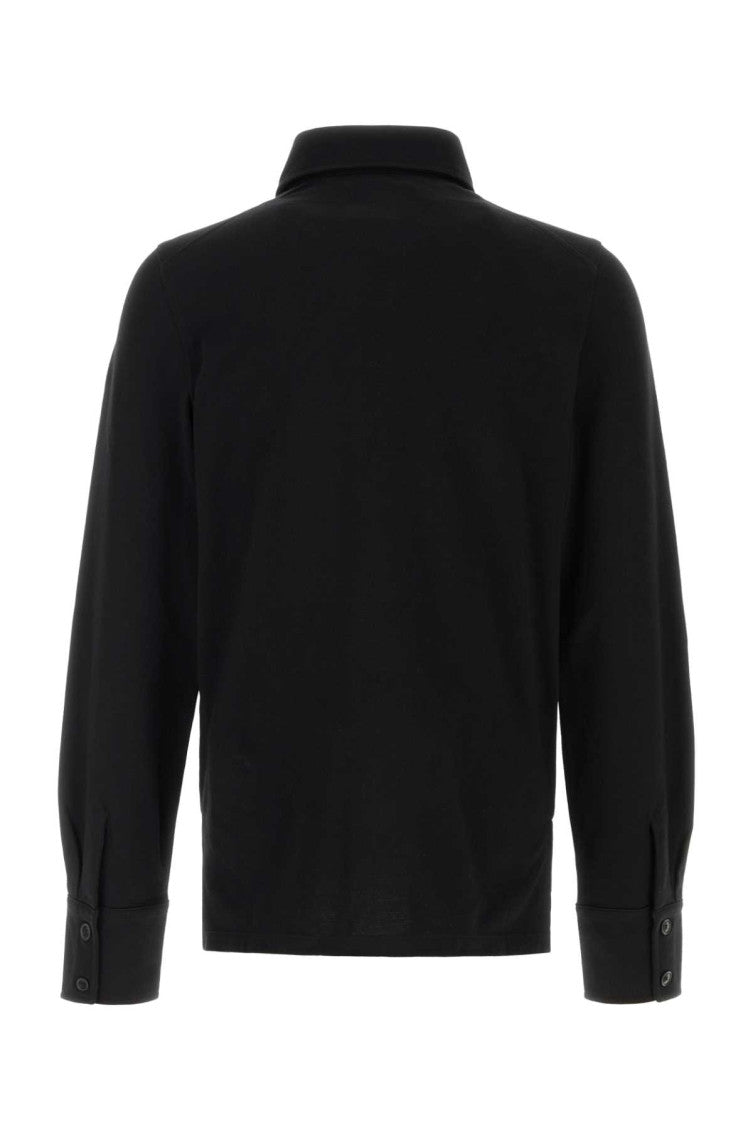 Black Full Sleeves Polo 2