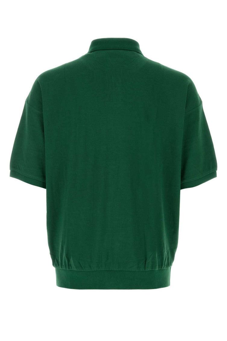 Dark Green Piquet Oversize Polo 2
