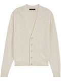 Beige Solid Crew Neck Sweater 1