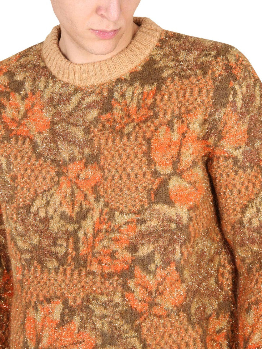 Brown Crew Neck Sweater 4