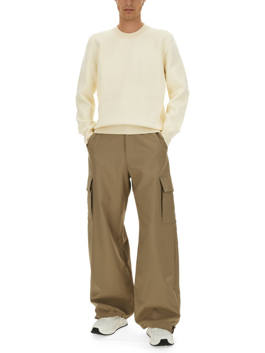 Off White Solid Sweater 2