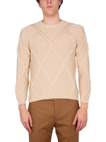 Beige Crew Neck Sweater 1